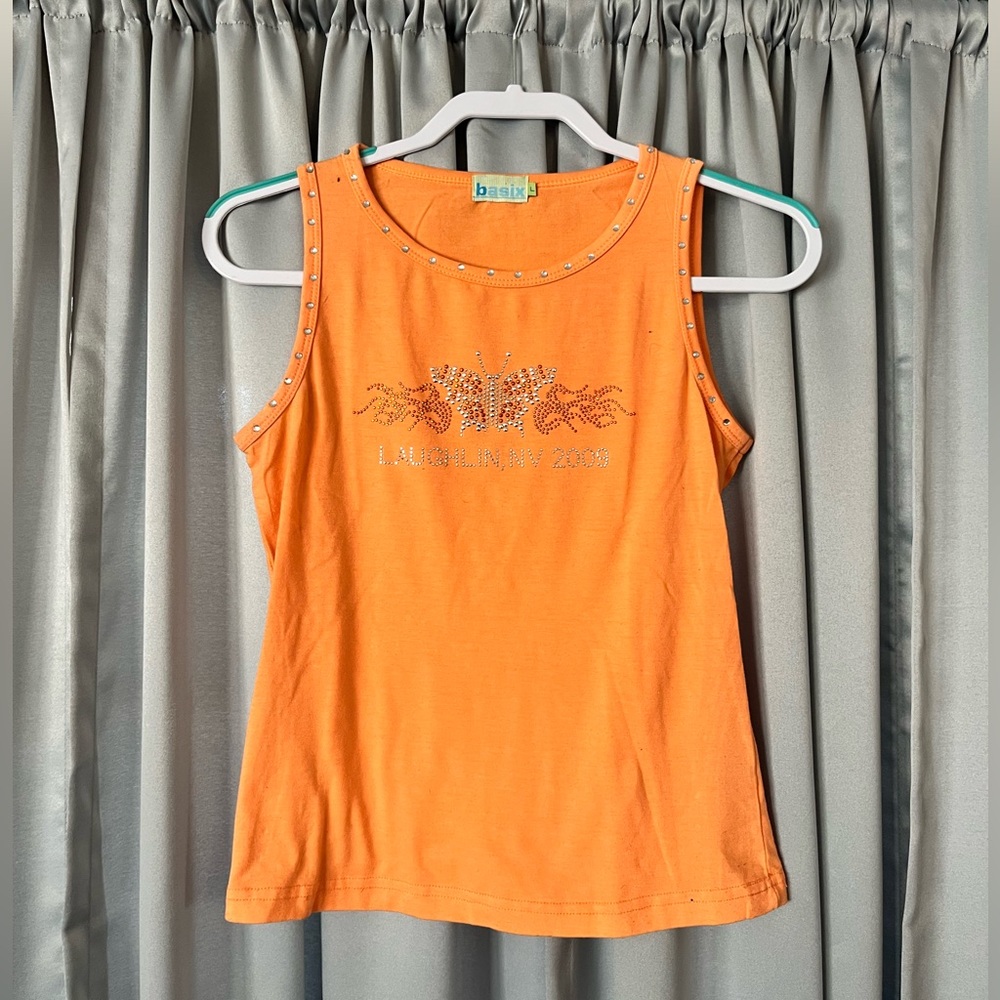 2000s Rhinestones tank